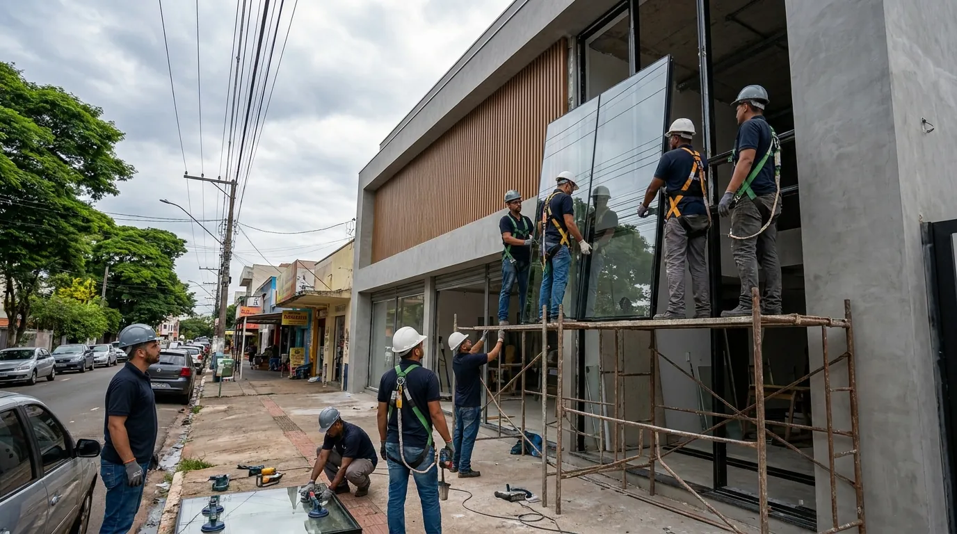 Fachada de Vidro em Montes Claros‑MG