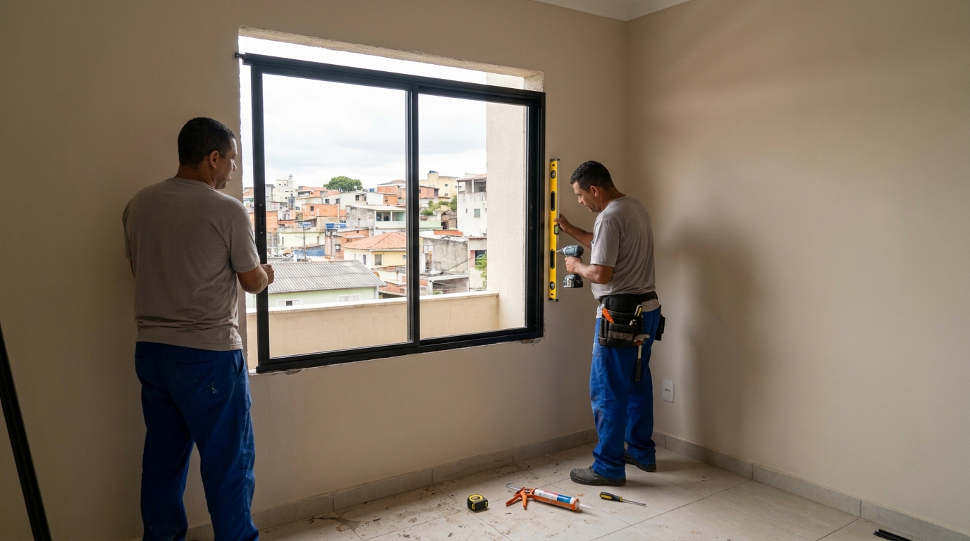 Fechamento de Ambientes no Carmelo, Montes Claros‑MG