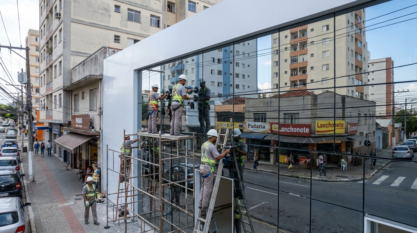 Fechamentos em Vidro no Camilo Prates, Montes Claros‑MG