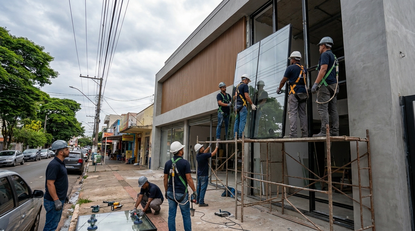 Fachada de Vidro em Montes Claros‑MG